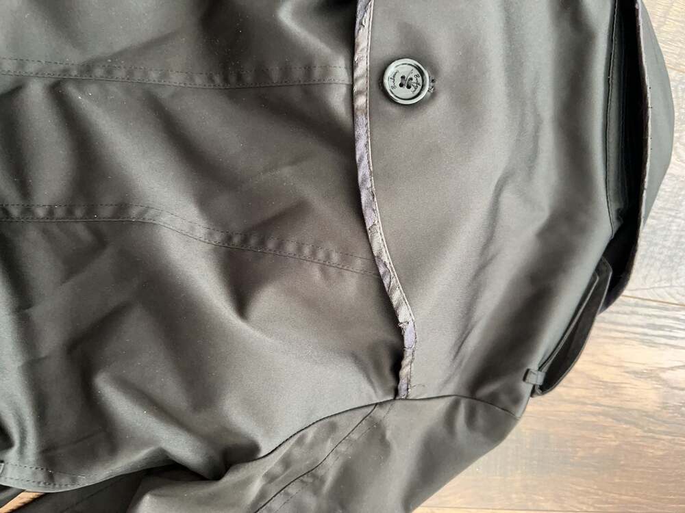 Burberry Brit Black Trench Coat Size US 2 - Picture 12 of 14